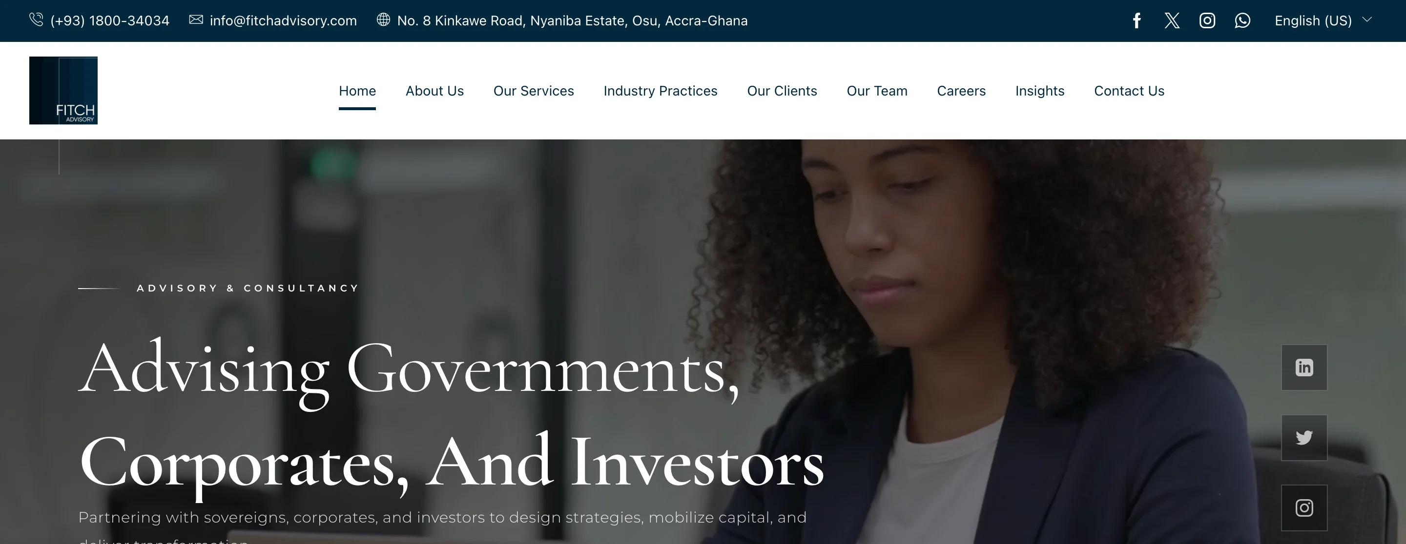 Fitch Advisory platform preview
